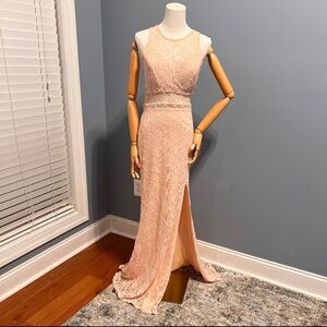 Baby Pink Sparkly Dress